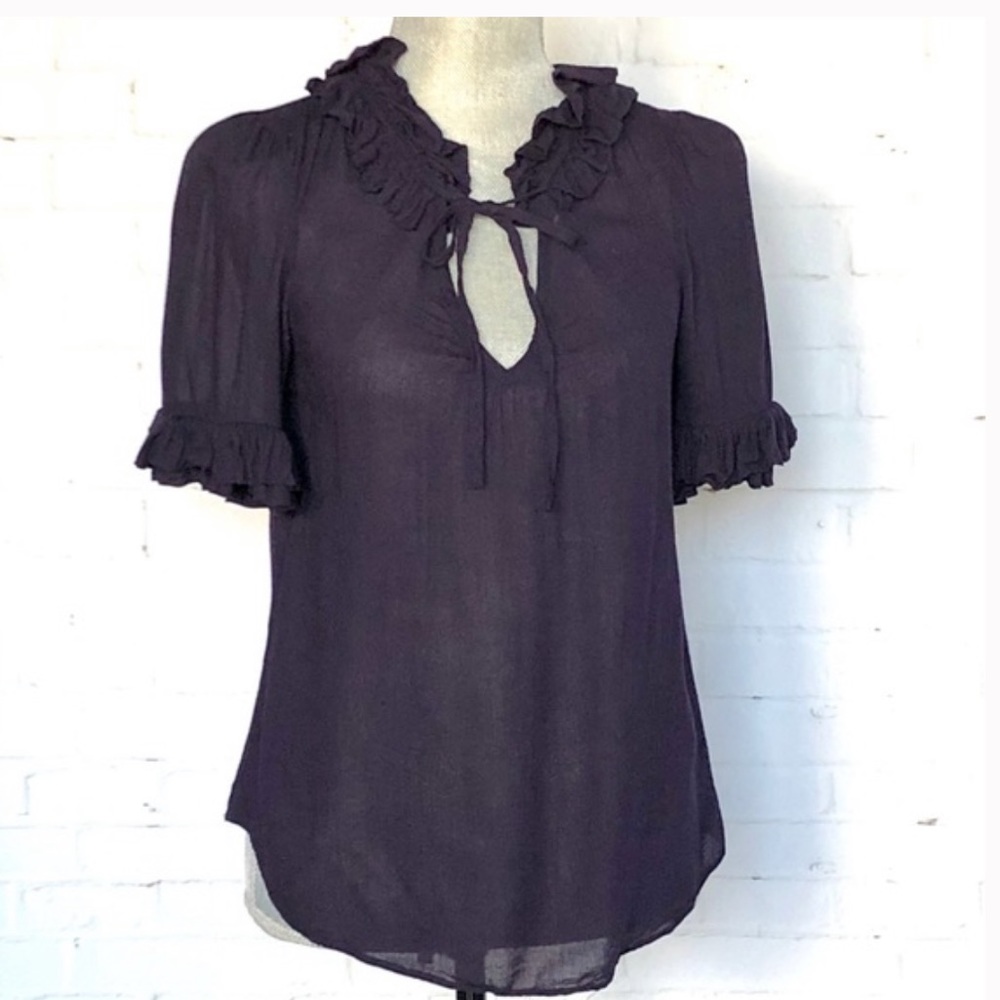 Odille (anthro) lightweight blouse